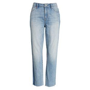 NWT Sanctuary Straight Leg Shadow Stripe Crop Jean